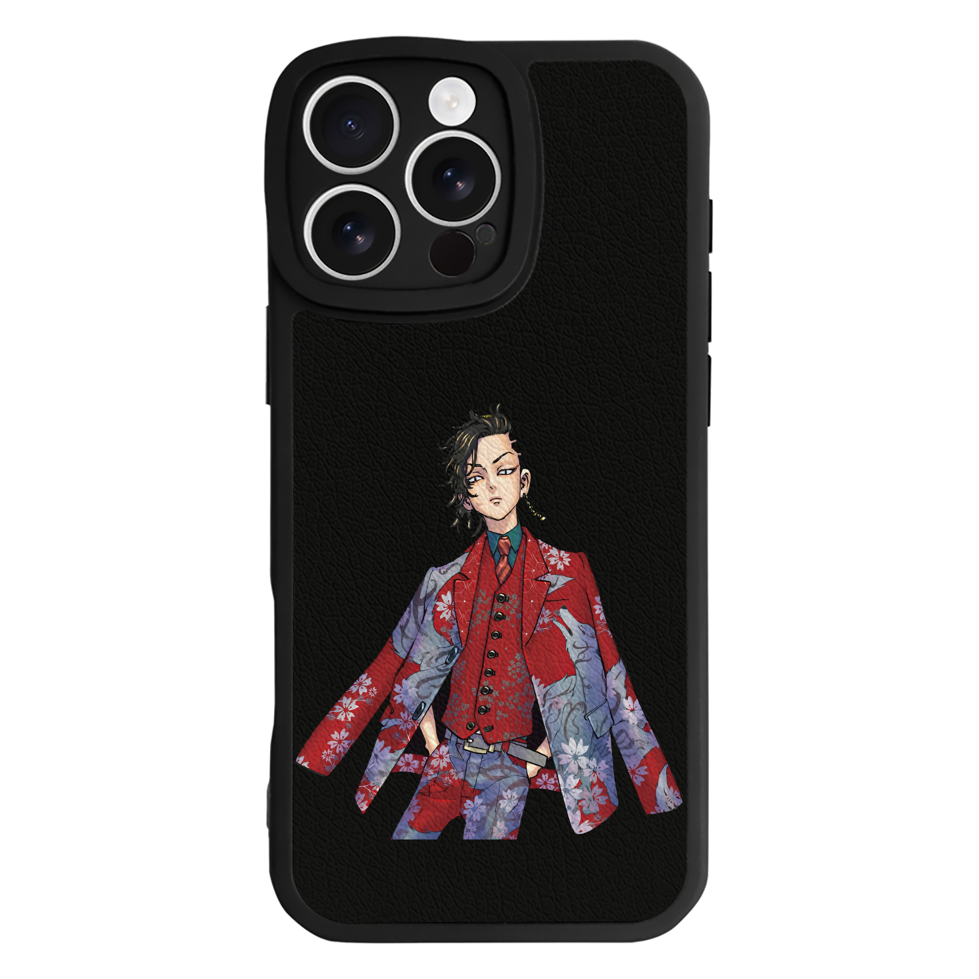 （画像用） 東京リベンジャーズ Tokyo Revengers 【iPhone 16シリーズ対応】シリコンスマホケース（レザー調） 材質：シリコン